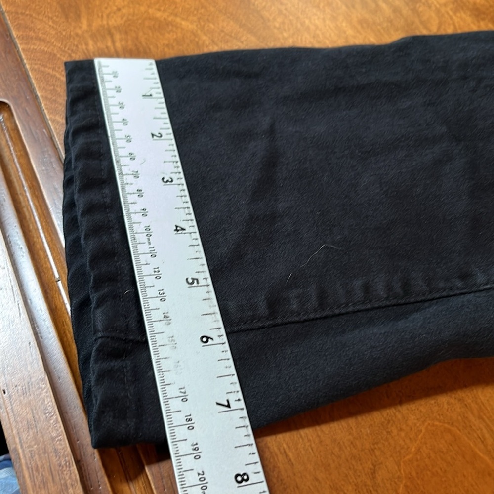 NYDJ Billie Mini Boot Black Chinos Classic Style Petite 8 8P - Picture 6 of 9